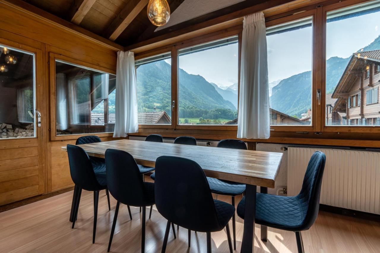 Jungfrau-View Apartment, Terrace & Free Parking Wilderswil Exterior photo