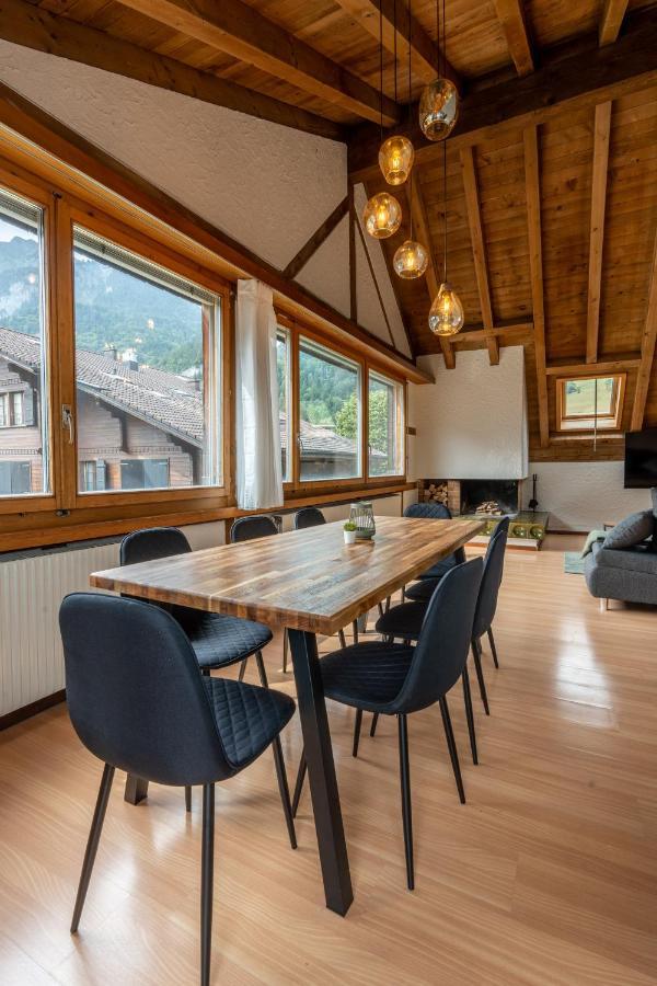 Jungfrau-View Apartment, Terrace & Free Parking Wilderswil Exterior photo