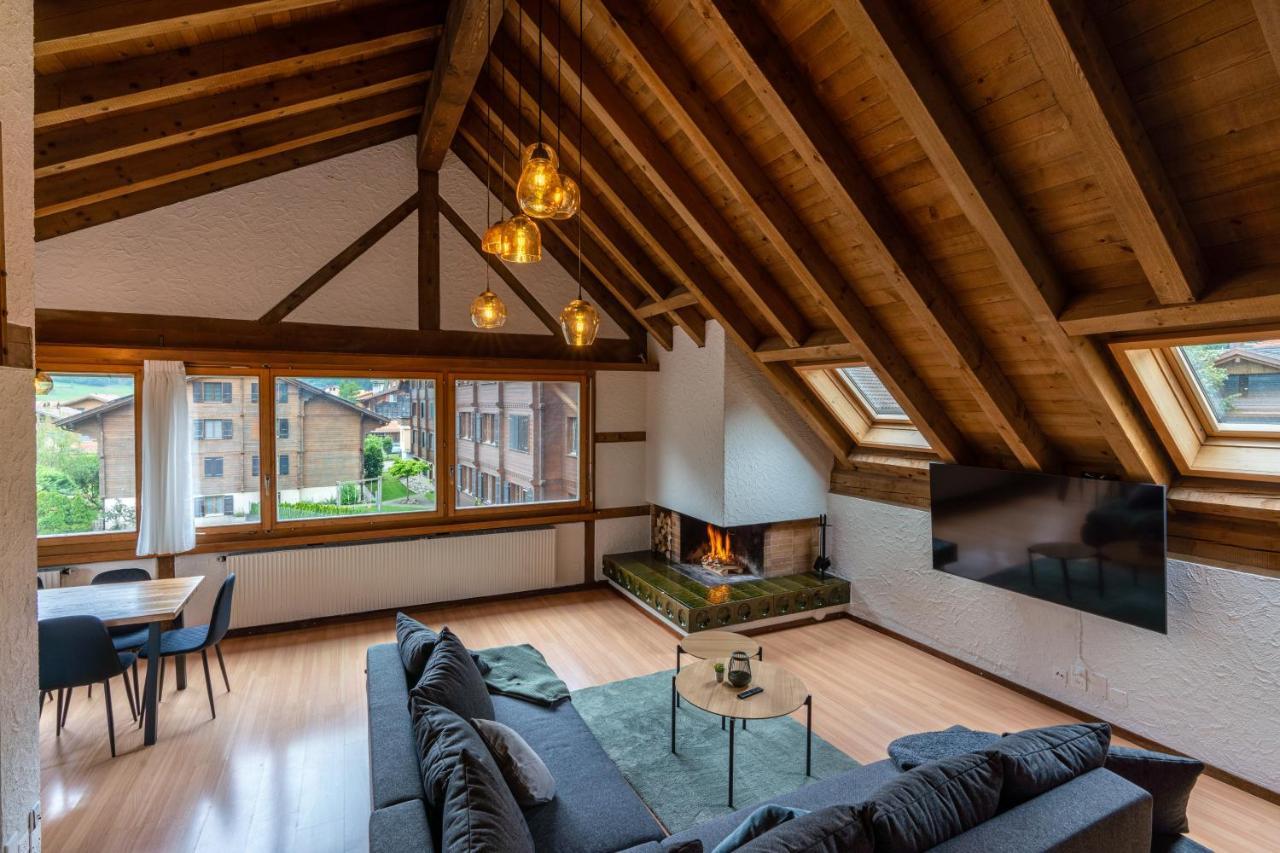 Jungfrau-View Apartment, Terrace & Free Parking Wilderswil Exterior photo