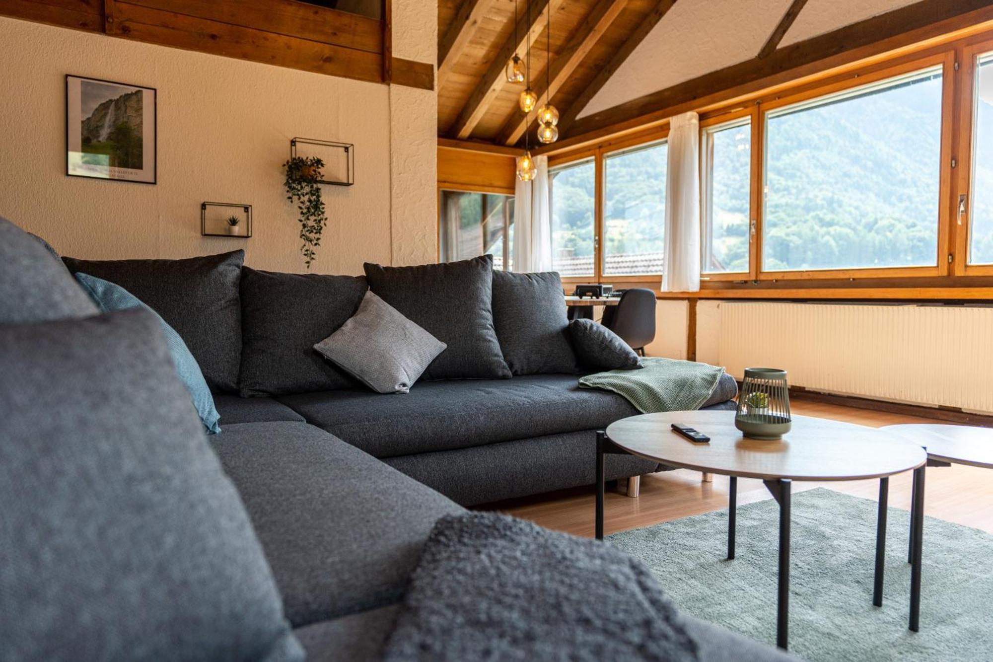 Jungfrau-View Apartment, Terrace & Free Parking Wilderswil Exterior photo