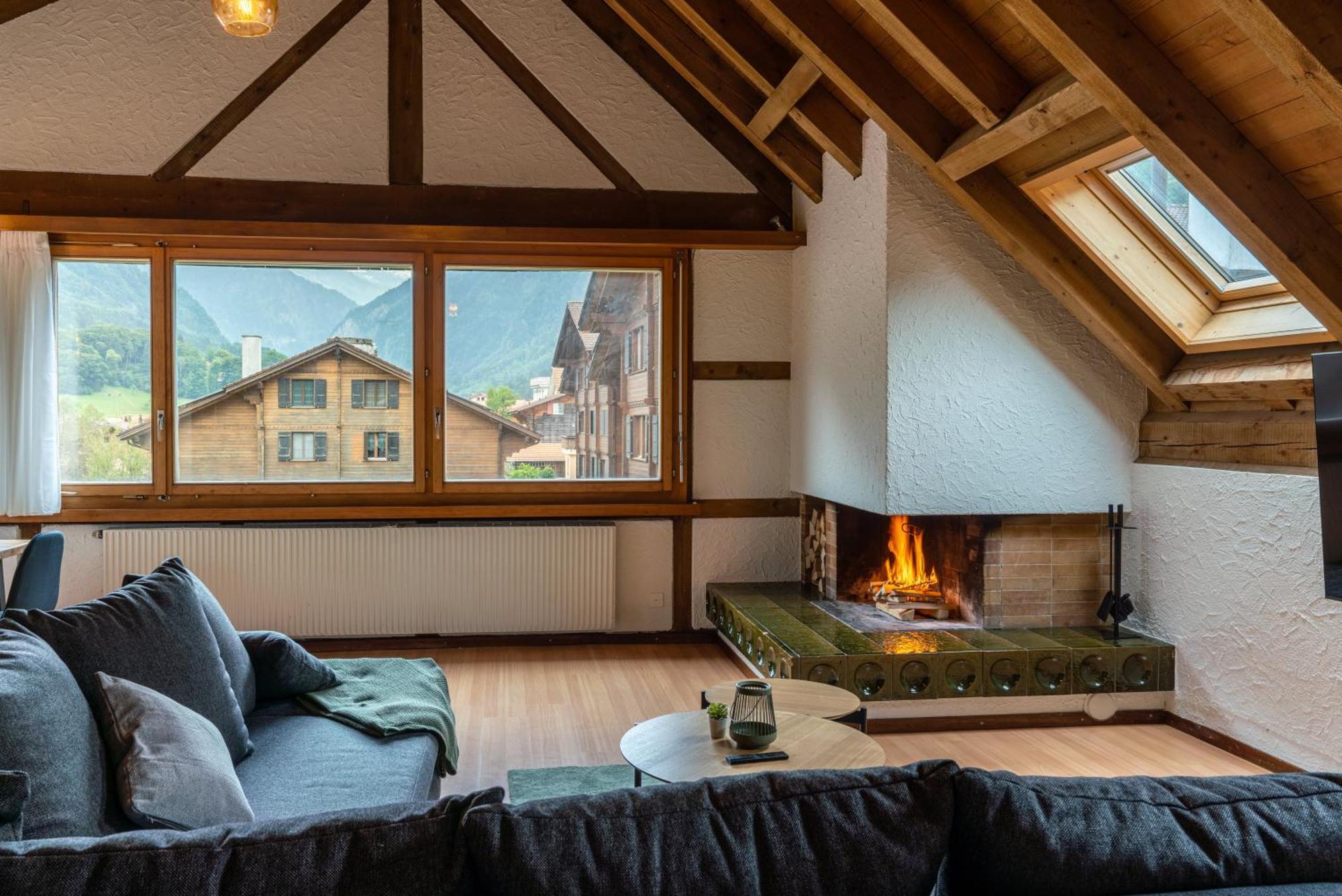 Jungfrau-View Apartment, Terrace & Free Parking Wilderswil Exterior photo